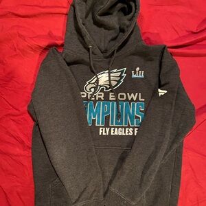 Men’s Philadelphia Eagles Super Bowl 52 Champions Hoodie Fanatics Medium Black